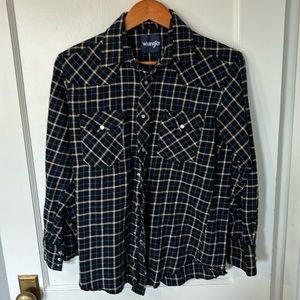 Wrangler snap-front flannel
